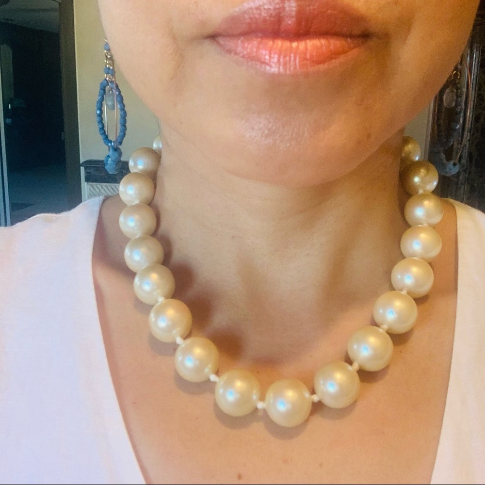 Vintage Monet big beads necklace